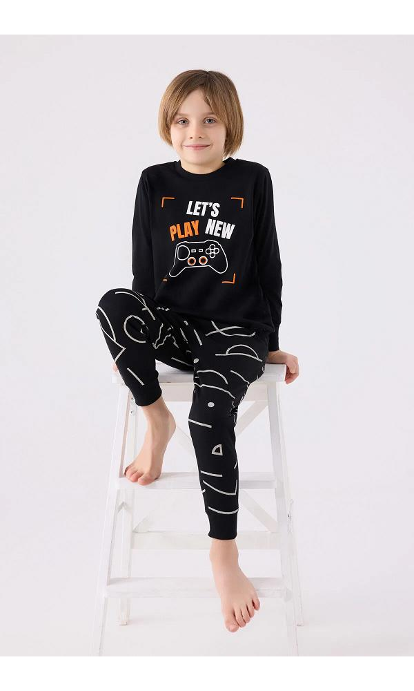 ROLY POLY 3379-2 ÇOCUK PİJAMA TAKIMI SİYAH