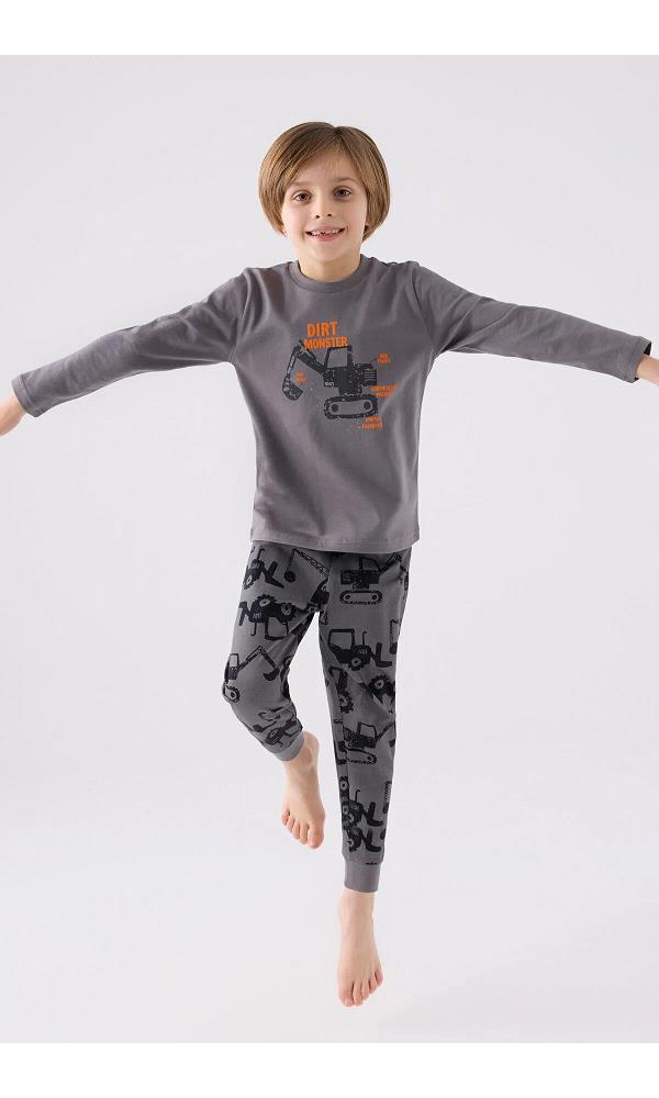 ROLY POLY 3424-2 ERKEK ÇOCUK PİJAMA TAKIM LACİVERT