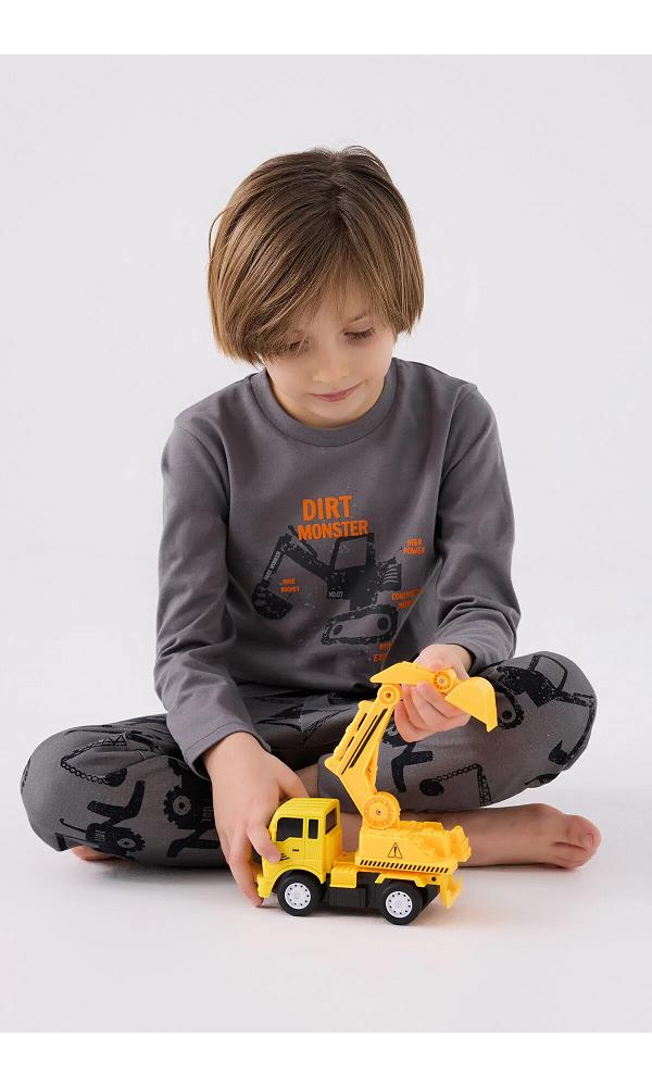 ROLY POLY 3424-2 ERKEK ÇOCUK PİJAMA TAKIM LACİVERT