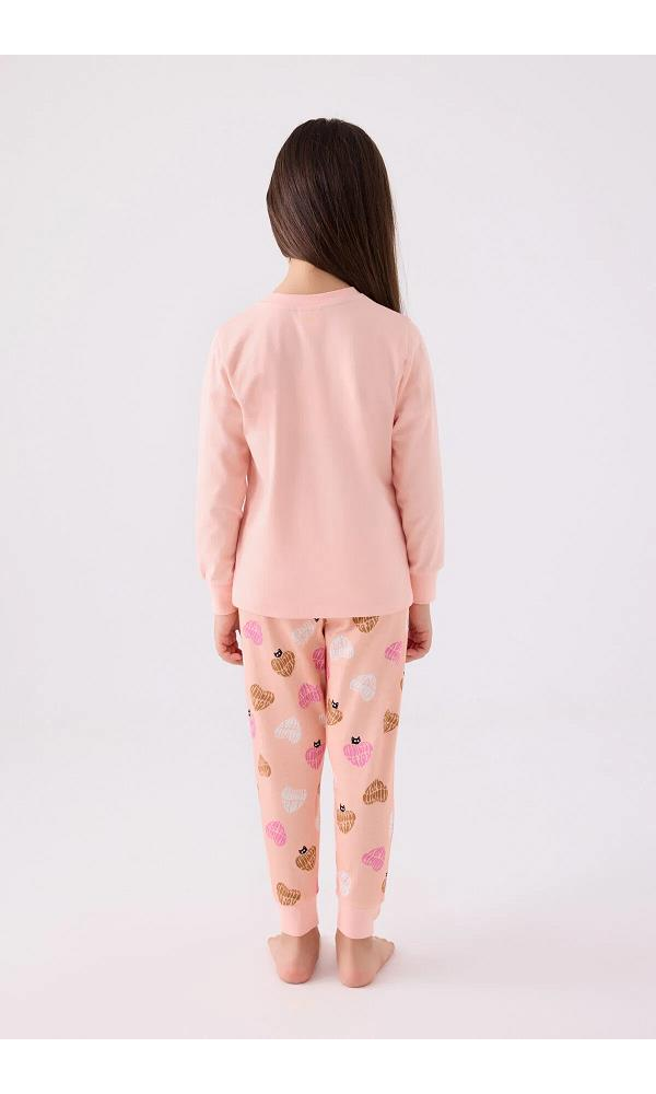 ROLY POLY 3465-G KIZ ÇOCUK PİJAMA TAKIM KREM