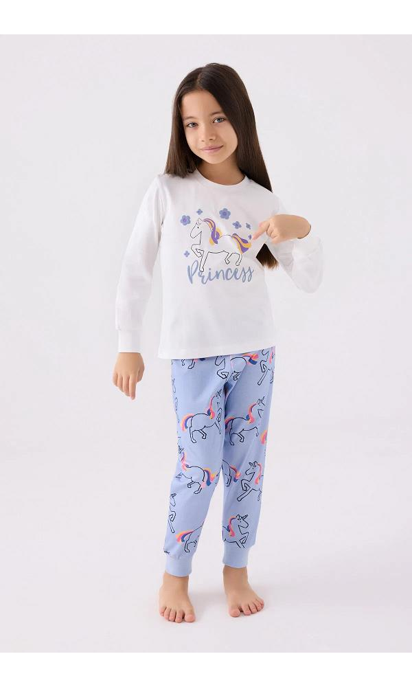ROLY POLY 3477-G KIZ ÇOCUK PİJAMA TAKIM KREM