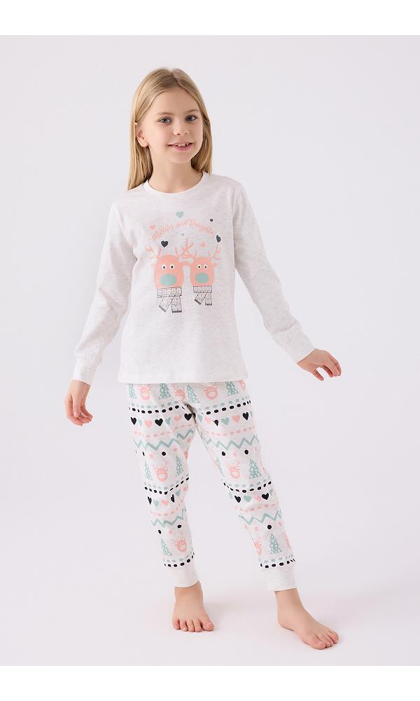 ROLY POLY 3486-2 KIZ ÇOCUK PİJAMA TAKIMI SU YEŞİLİ
