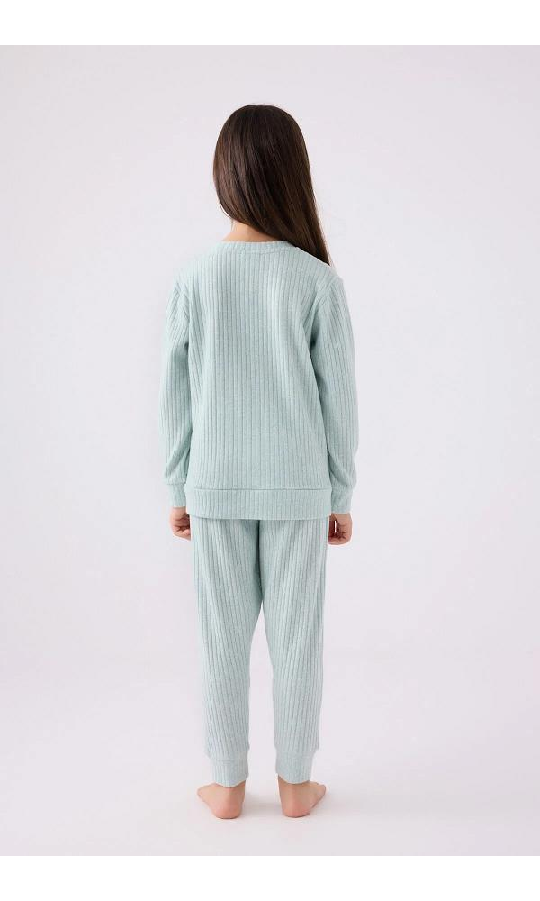 ROLY POLY RP 3464-G KIZ PİJAMA TAKIMI SU YEŞİLİ