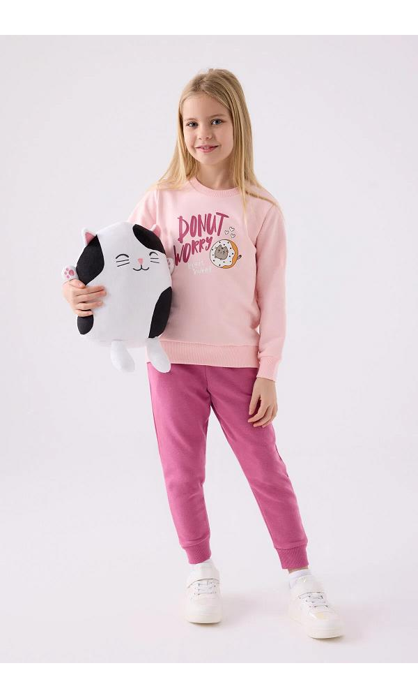 ROLY POLY RP 3469-G KIZ EŞOFMAN TAKIMI PEMBE