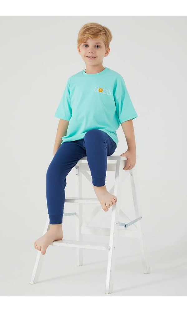 ROLY POLY RP3015-2 ERKEK ÇOCUK PİJAMA TAKIM LACİVERT