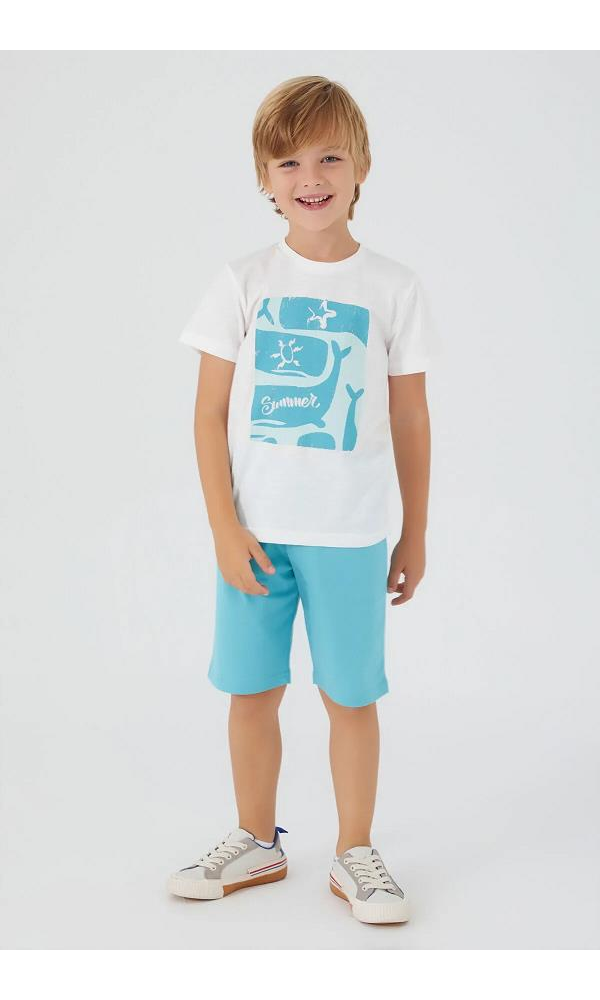 ROLY POLY RP3036-2 ERKEK ÇOCUK PİJAMA TAKIM KREM