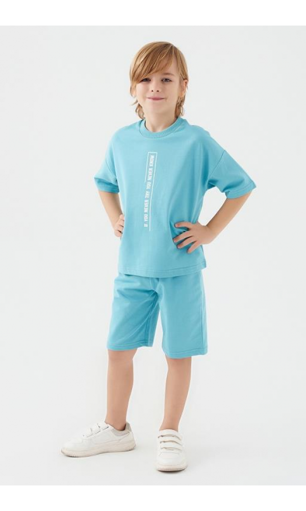 ROLY POLY RP3052-2 ERKEK ÇOCUK BERMUDA TAKIM LACİVERT