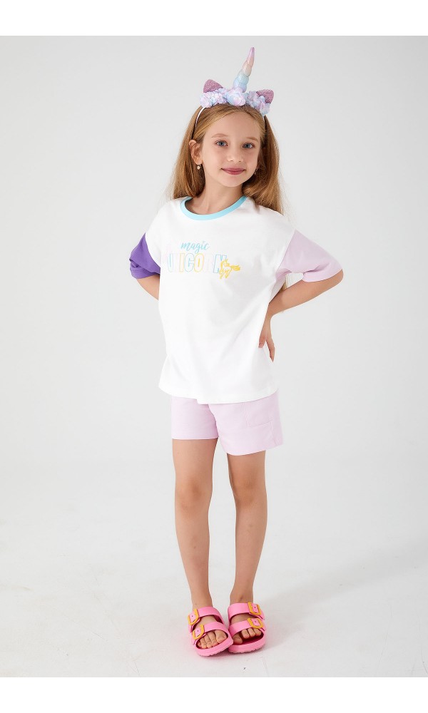 ROLY POLY RP3058-2 KIZ ŞORT TAKIM YEŞİL