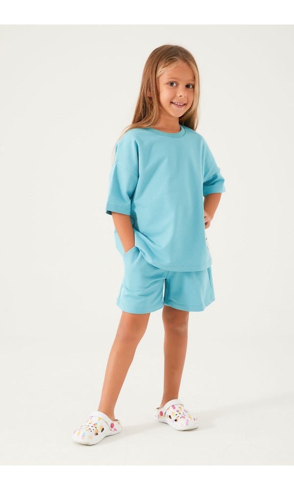 ROLY POLY RP3060-2 KIZ ŞORT TAKIM YAVRU AĞZI