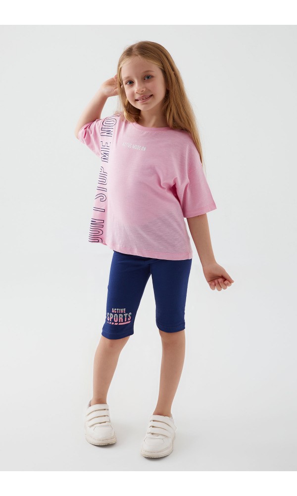 ROLY POLY RP3073-2 KIZ BERMUDA TAKIM ORANJ