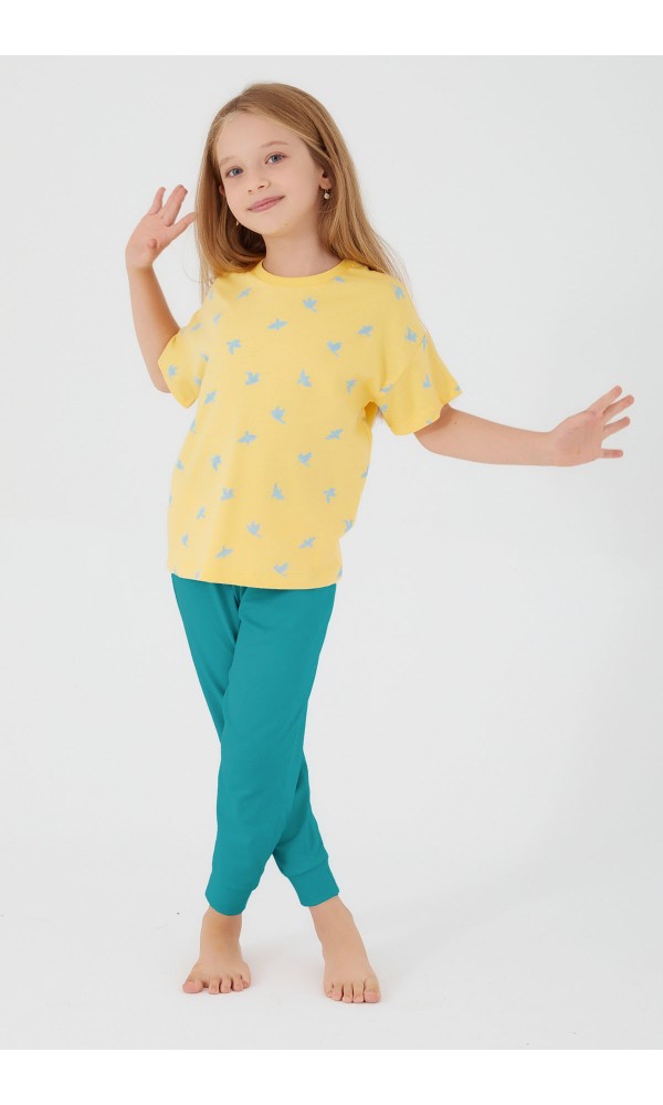 ROLY POLY RP3078-2 KIZ BERMUDA TAKIM MOR