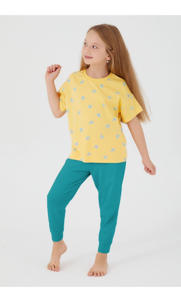 ROLY POLY RP3078-2 KIZ BERMUDA TAKIM MOR