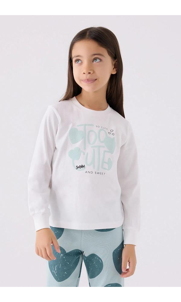 ROLY POLY RP3471-2 KIZ PİJAMA TAKIM MAVİ