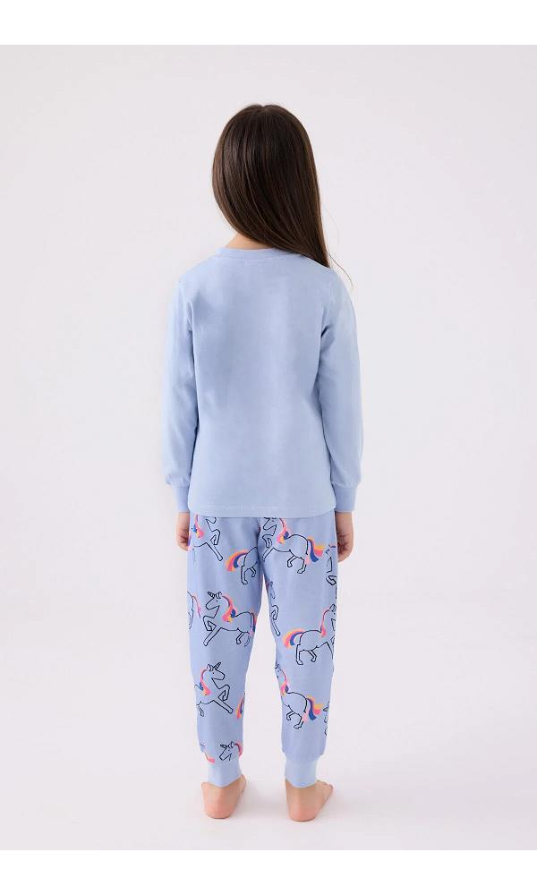 ROLY POLY RP3476-2 KIZ PİJAMA TAKIM MAVİ