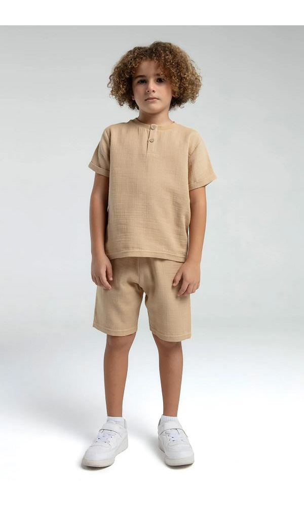 ROLY POLY RP3569-2  ERKEK ÇOCUK BERMUDA TAKIM Okyanus