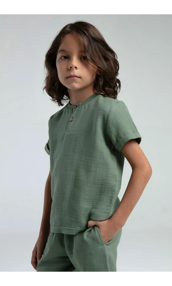 ROLY POLY RP3569-2  ERKEK ÇOCUK BERMUDA TAKIM Okyanus