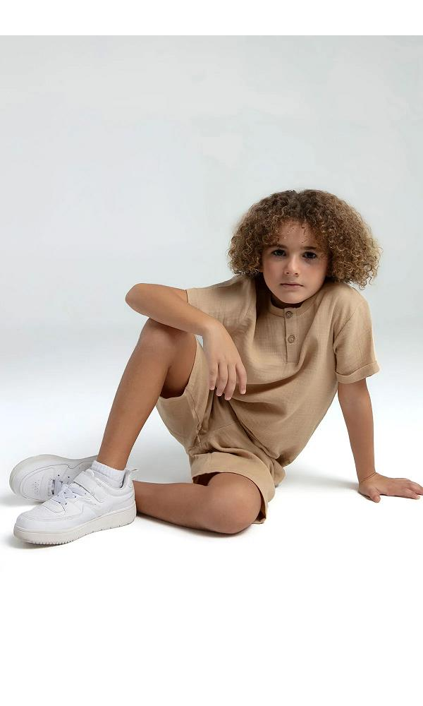 ROLY POLY RP3569-2  ERKEK ÇOCUK BERMUDA TAKIM Okyanus