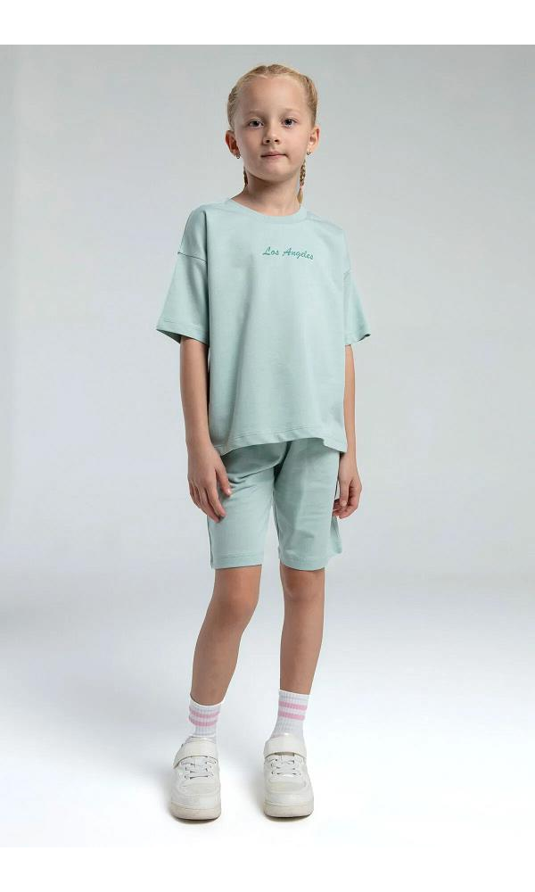 ROLY POLY RP3590-2 KIZ ÇOCUK BERMUDA TAKIM SU YEŞİLİ