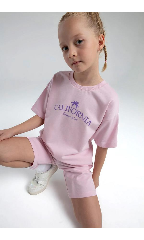 ROLY POLY RP3591-G KIZ ÇOCUK BERMUDA TAKIM Toz Pembe