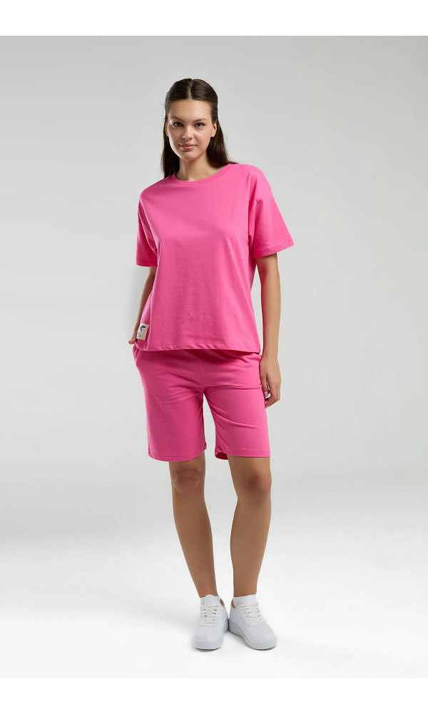 ROLY POLY RP3592 BAYAN BERMUDA TAKIM Fuşya