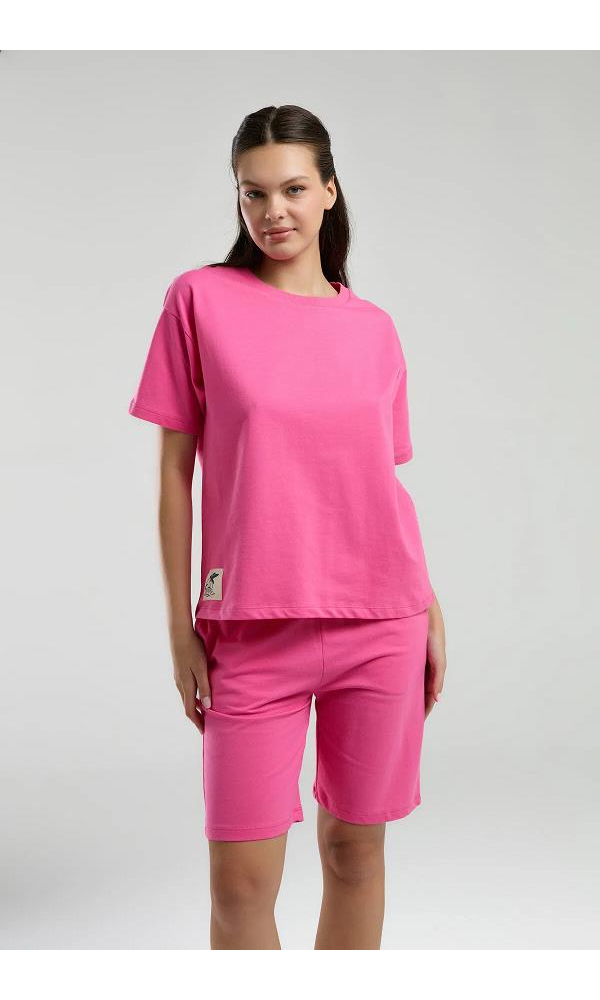 ROLY POLY RP3592 BAYAN BERMUDA TAKIM Fuşya