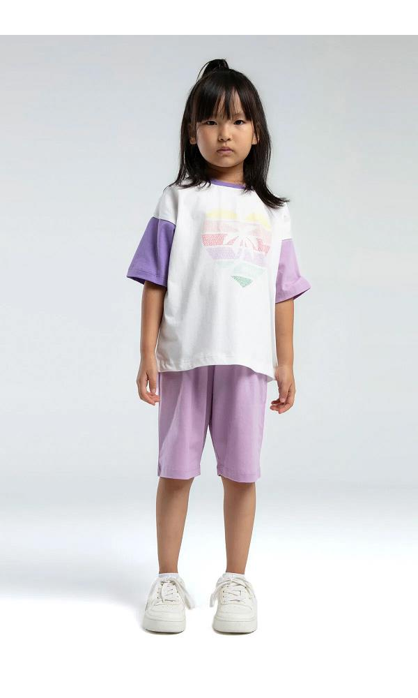 ROLY POLY RP3599-2 KIZ ÇOCUK BERMUDA TAKIM Somon