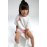 ROLY POLY RP3611-2 KIZ ÇOCUK BERMUDA TAKIM BEYAZ