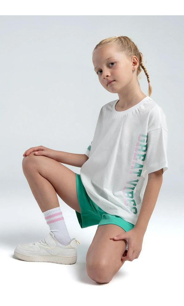ROLY POLY RP3615-G KIZ ÇOCUK ŞORT TAKIM Mint