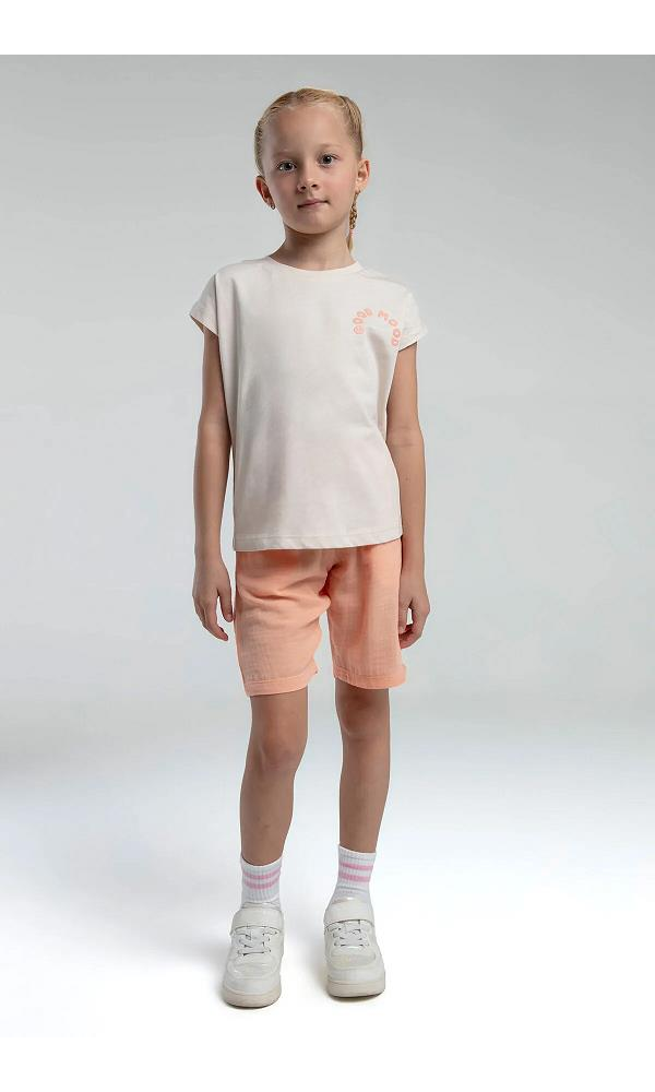 ROLY POLY RP3626-2  KIZ ÇOCUK BERMUDA TAKIM BEYAZ