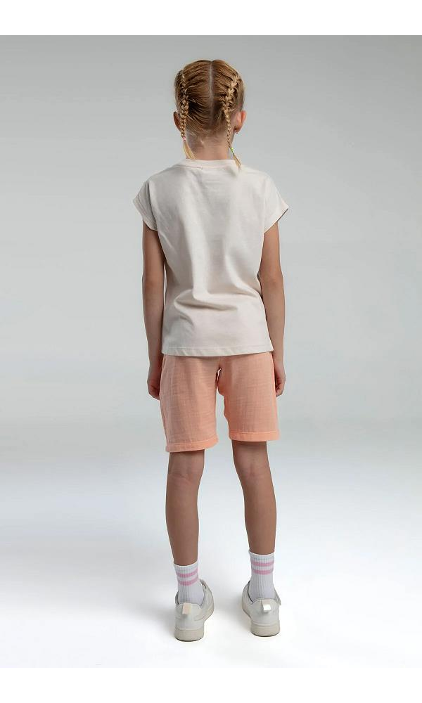 ROLY POLY RP3626-2  KIZ ÇOCUK BERMUDA TAKIM BEYAZ