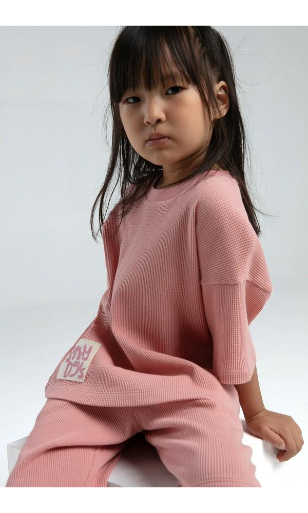 ROLY POLY RP3628-2 KIZ ÇOCUK BERMUDA TAKIM Retr.Pembe