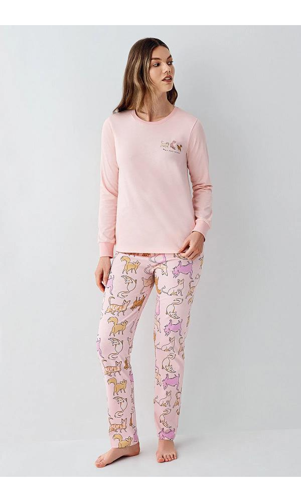 ROLY POLY RP3710-S BAYAN PİJAMA TAKIMI PEMBE