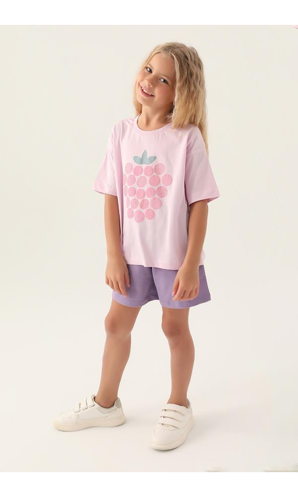 RolyPoly Kız Çocuk Şort Takım ROSE
