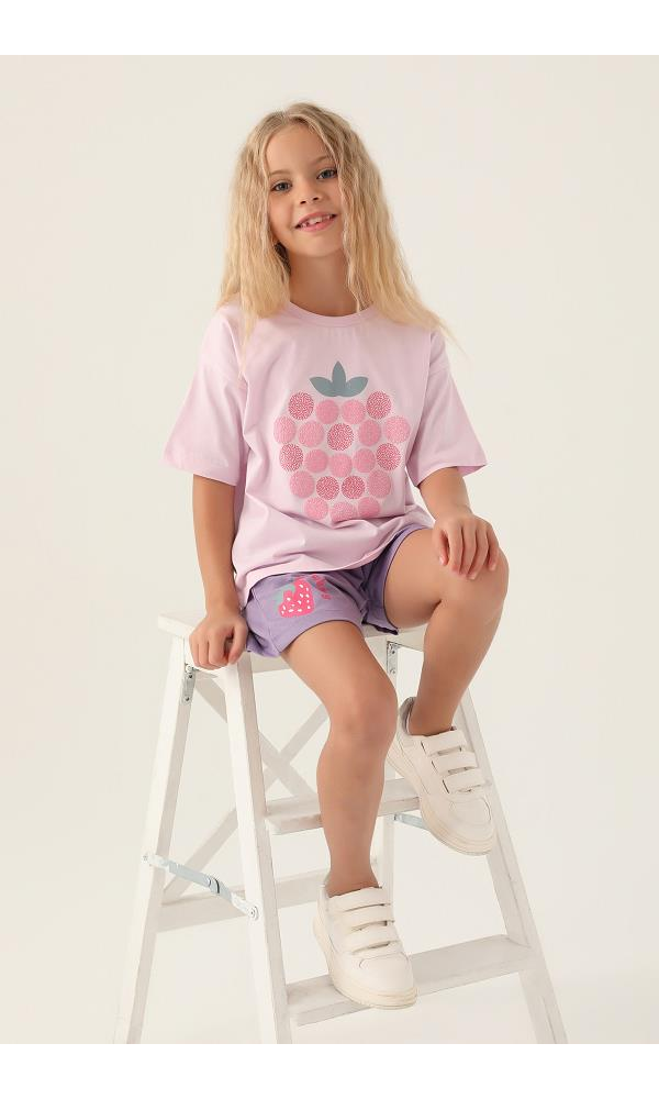 RolyPoly Kız Çocuk Şort Takım ROSE