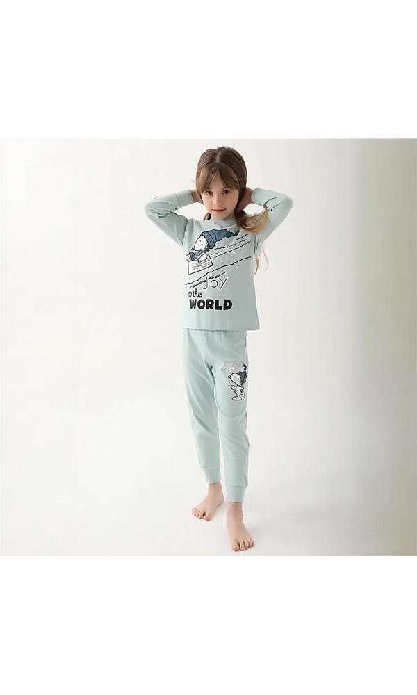 SNOOPY L1613-G KIZ ÇOCUK PİJAMA TAKIM PEMBE