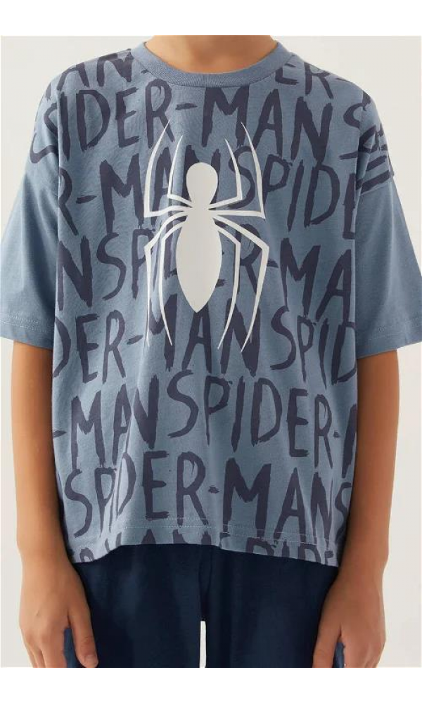 Spıder-Man Erkek Çocuk Kapri Takım Koyu İndigo