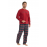 U.S POLO 18851 ERKEK PİJAMA TAKIM BORDO