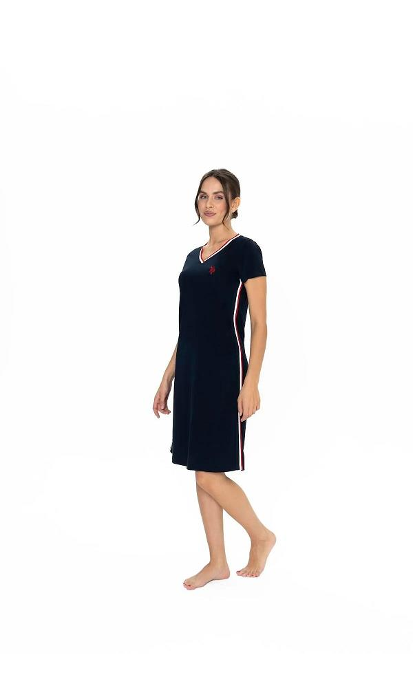 U.S POLO 20007 KADIN ELBİSE LACİVERT