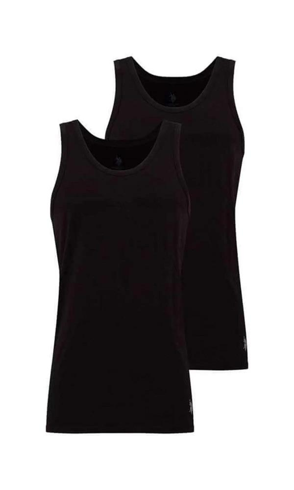 U.S POLO 2Lİ ERKEK ATLET 80441 BLACK