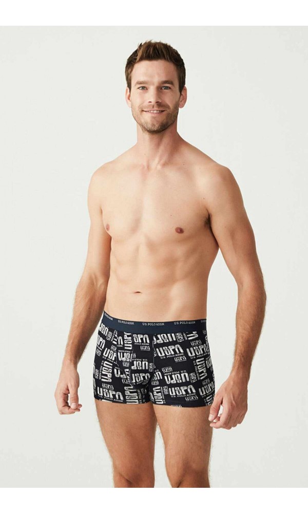 U.S POLO 3LÜ ASORTİ BOXER 80338 KIRMIZI