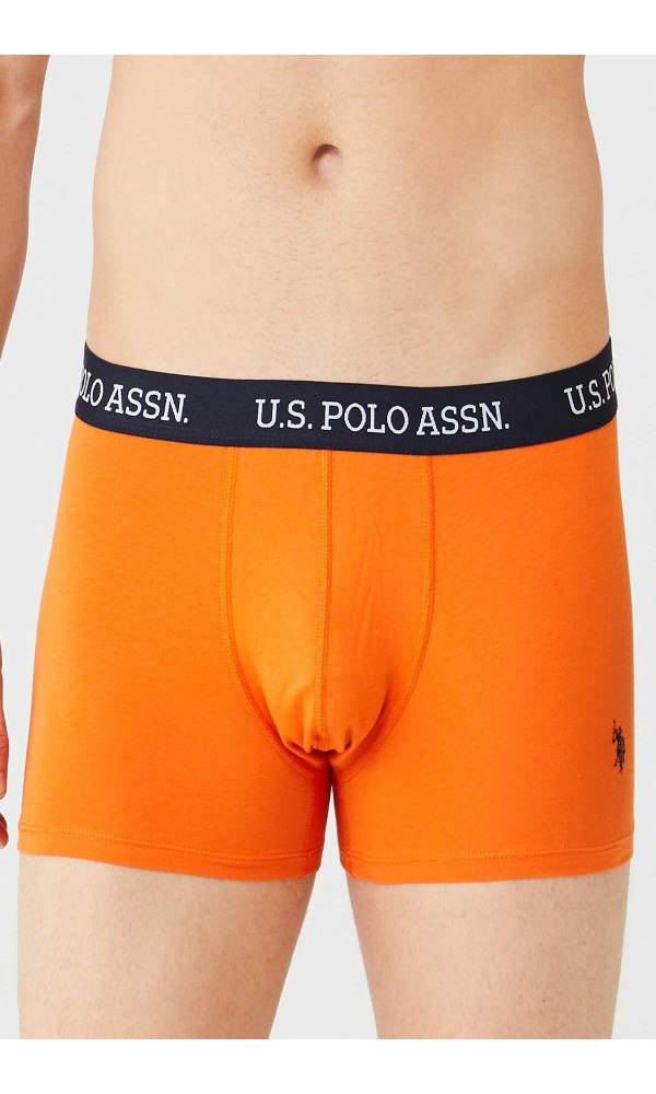 U.S POLO 3LÜ DESENLİ BOXER 80433 MAVİ