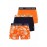 U.S POLO 3LÜ DESENLİ BOXER 80433 MAVİ