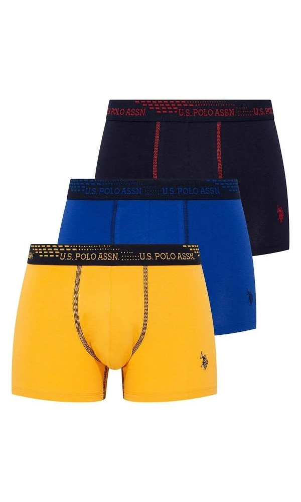 U.S POLO 80178 ERKEK 3 lü Boxer TEN