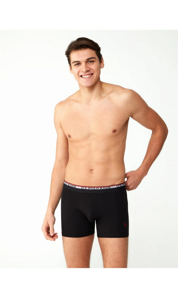 U.S POLO 80489 ERKEK 2 li Boxer GRİ
