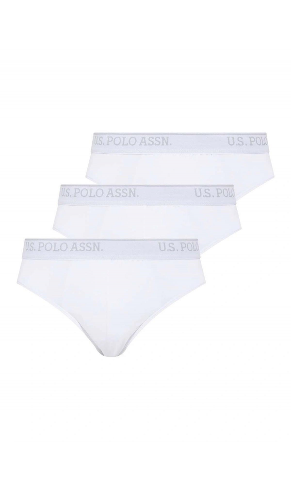 U.S POLO 83057 ERKEK 3 LÜ SLİP SİYAH-LACİVERT