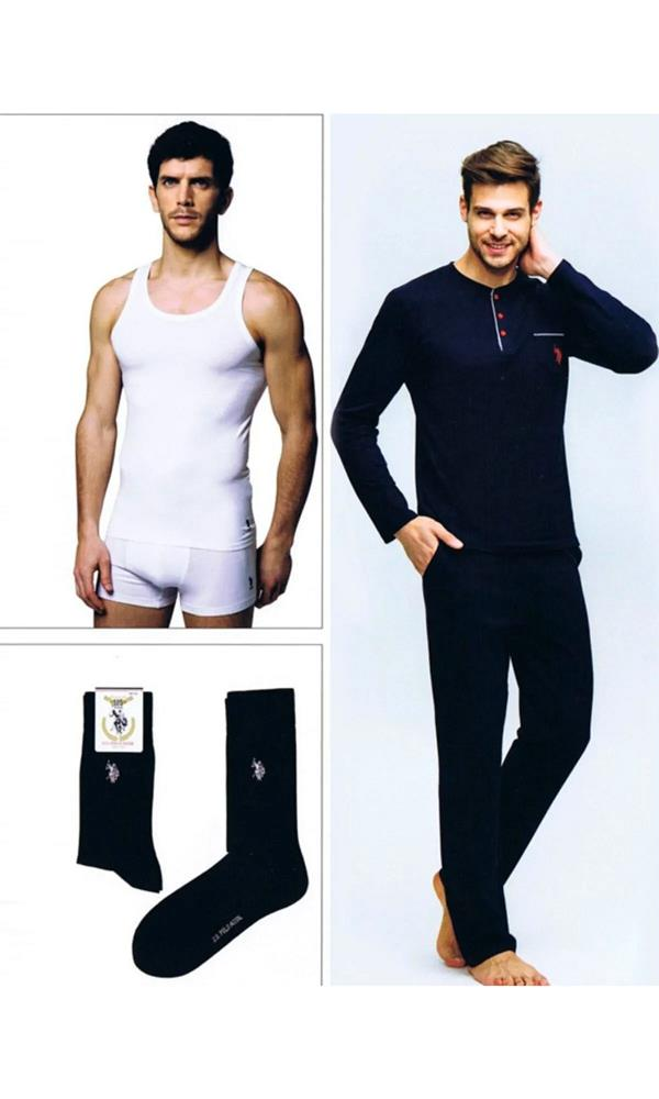 U.S. POLO ASSN 17394 Erkek Set Takım LACİVERT