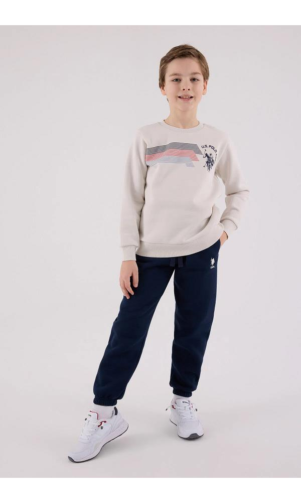 U.S. Polo Assn Kids US2212-G  Erkek Eşofman Takımı Somon
