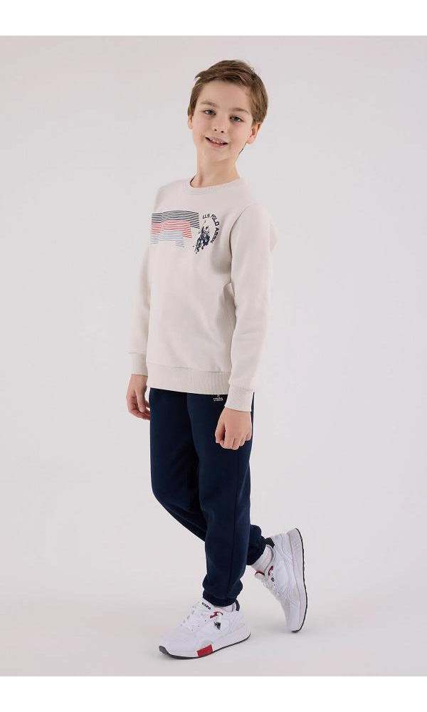 U.S. Polo Assn Kids US2212-G  Erkek Eşofman Takımı Somon