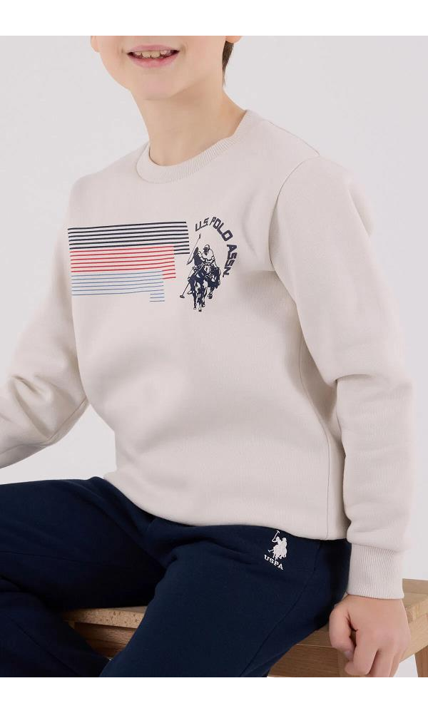 U.S. Polo Assn Kids US2212-G  Erkek Eşofman Takımı Somon