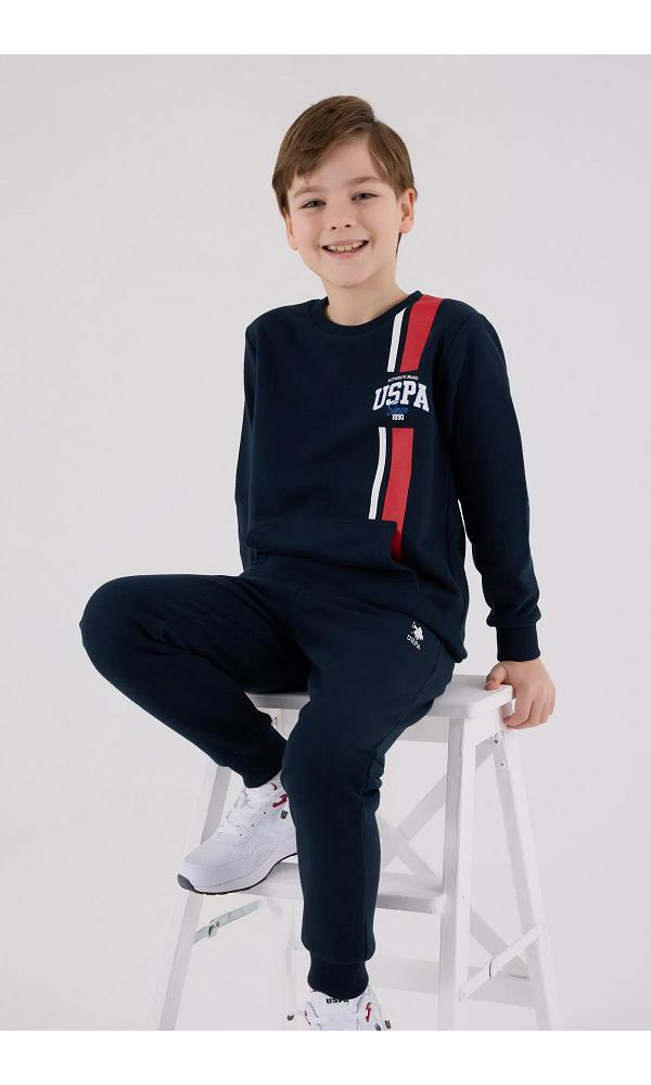 U.S. Polo Assn US2200-G Erkek çocuk Eşofman Takımı bej